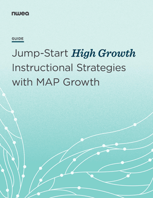 "Jump-Start High Growth Instructional Strategies with MAP Growth" guide cover