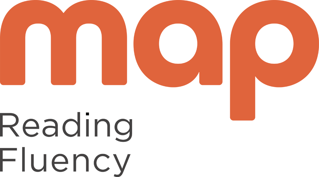 MAP Reading Fluency Logo Vertical
